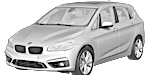 BMW F45 P1AED Fault Code